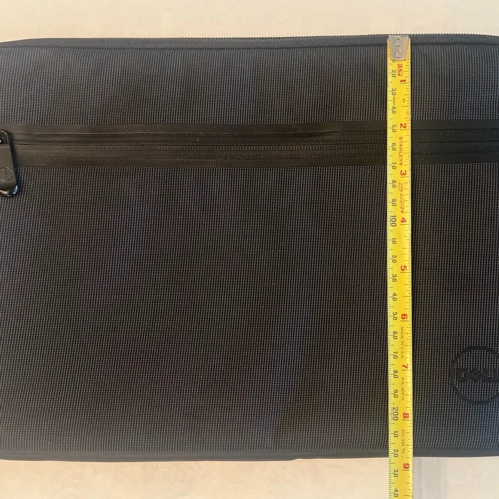 Dell Black Neoprene Tablet Sleeve Case Padded with Zip Pocket